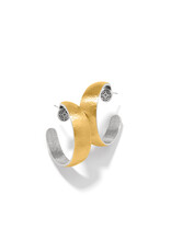 Ferrara Entrata Moon Small Hoop in Gold