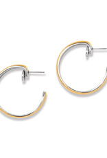 Ferrara Entrata Moon Small Hoop in Gold