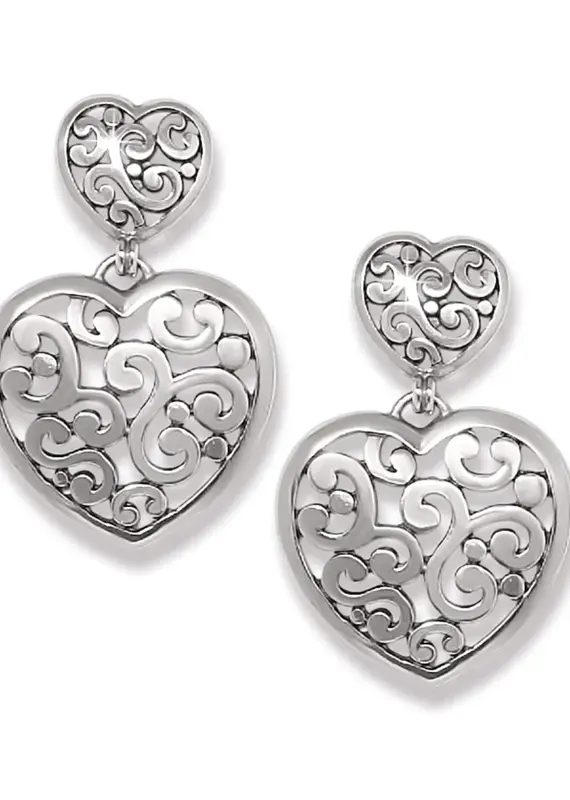 Contempo Heart Double Post Drop