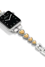 Pretty Tough Two Tone Heart Watch Band