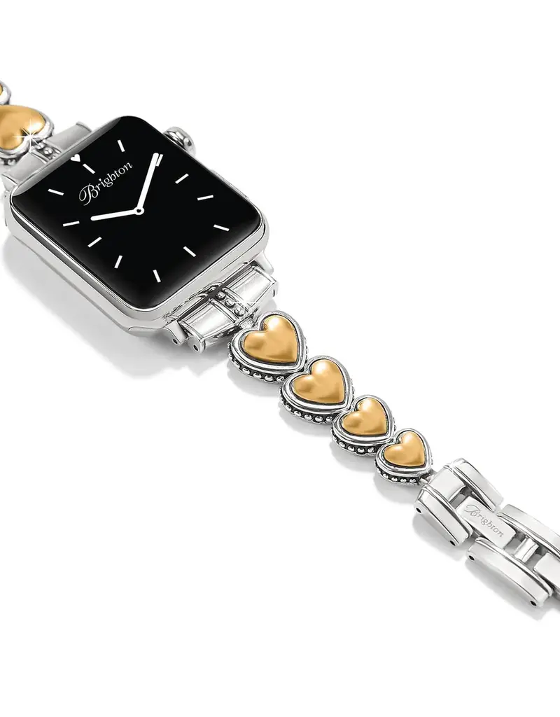 Pretty Tough Two Tone Heart Watch Band
