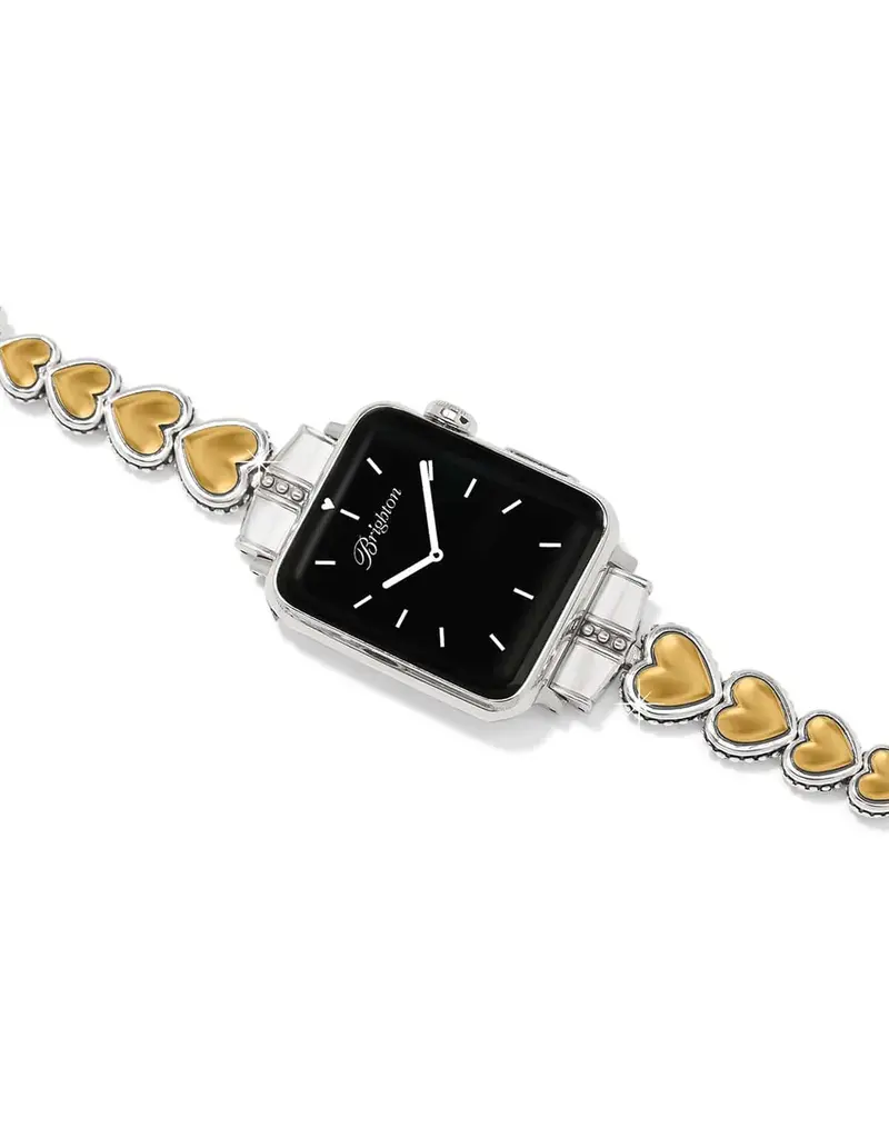 Pretty Tough Two Tone Heart Watch Band