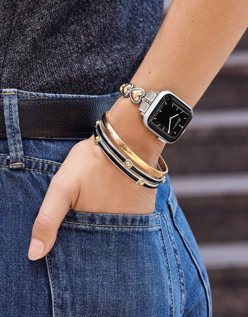 Pretty Tough Two Tone Heart Watch Band