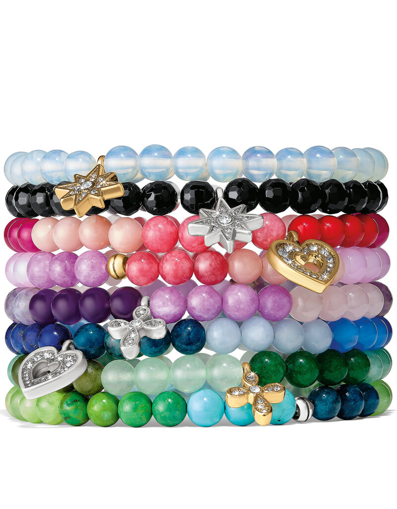 Enchanting Heart Stretch Bracelet in Silver