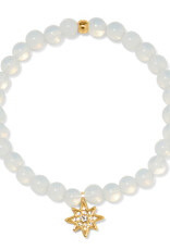 Enchanting Star Stretch Bracelet in Gold