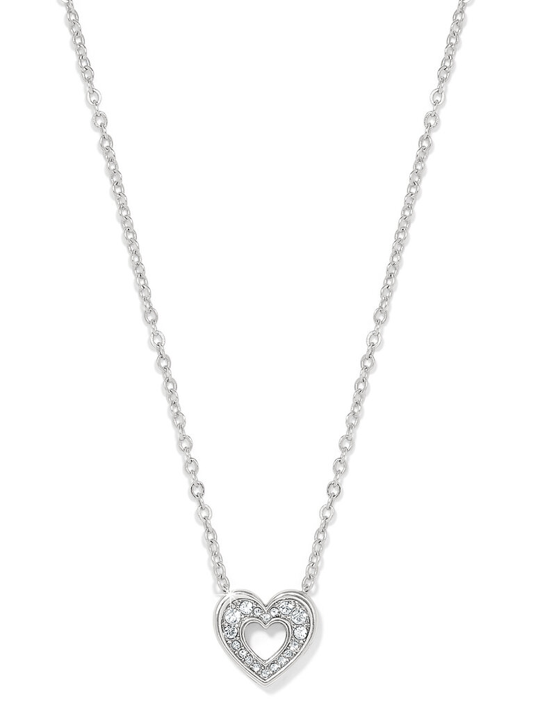 Enchanting Heart Necklace in Silver