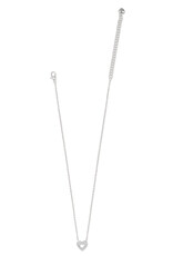 Enchanting Heart Necklace in Silver