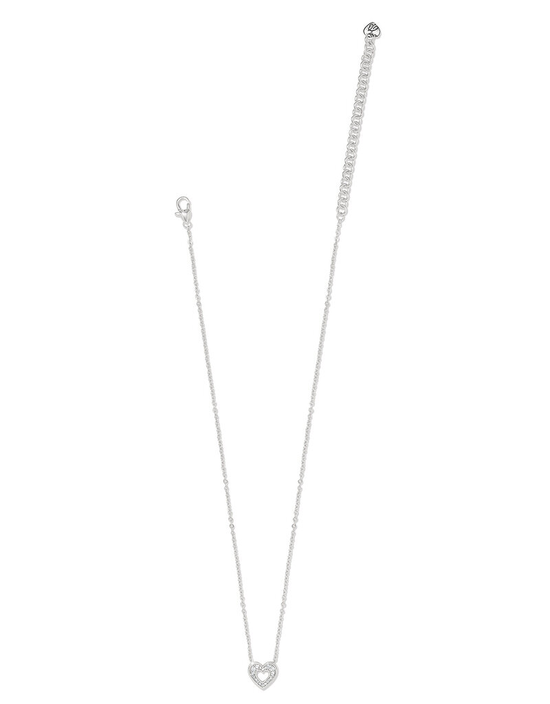 Enchanting Heart Necklace in Silver