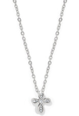 Enchanting Cross Necklace In Silver