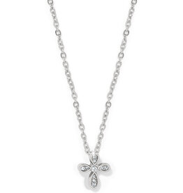 Enchanting Cross Necklace In Silver