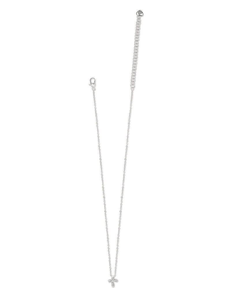 Enchanting Cross Necklace In Silver