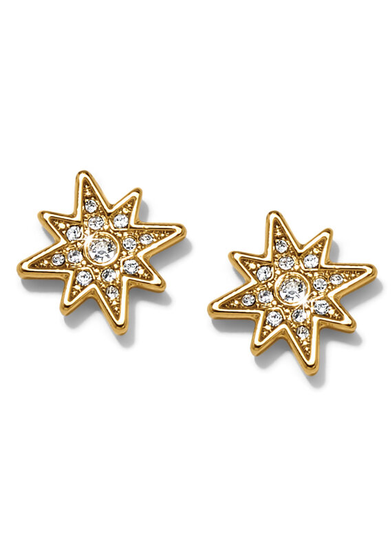 Enchanting Star Post Earring in Gold