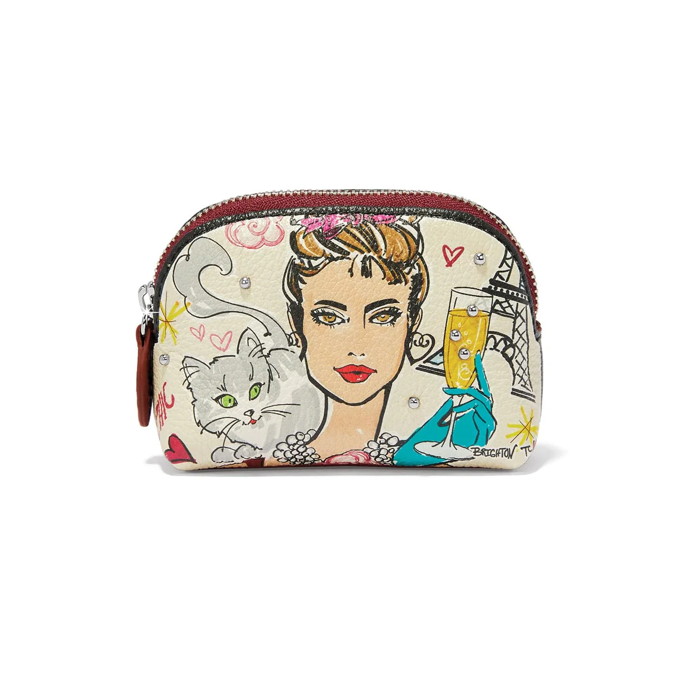Paris Bloom Mini Coin Pouch j.hoffman s
