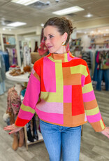 J.HOFFMAN'S Color Block Sweater