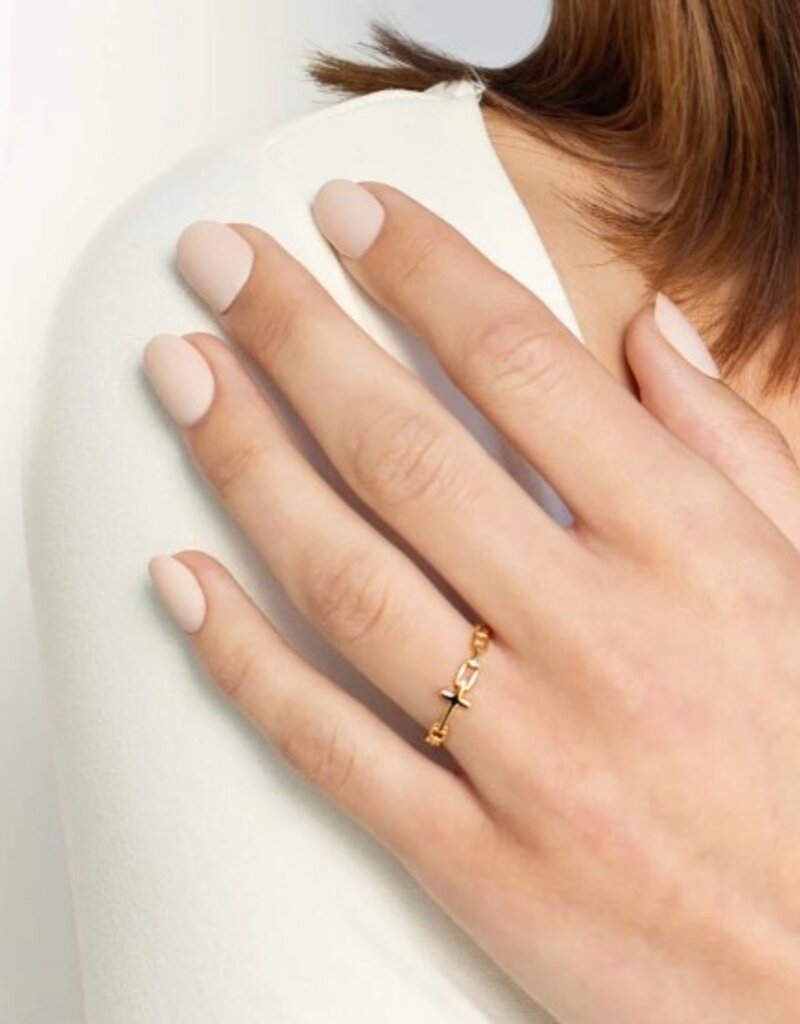 J.HOFFMAN'S Chain Breaker Cross Ring