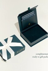 J.HOFFMAN'S Ebenezer Solitaire White Topaz Necklace