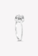 J.HOFFMAN'S Ebenezer Solitaire White Topaz Ring