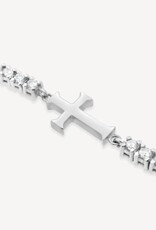 J.HOFFMAN'S Luminous Cross Tennis Bracelet