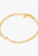 J.HOFFMAN'S Mini Chain Breaker Cross Bracelet