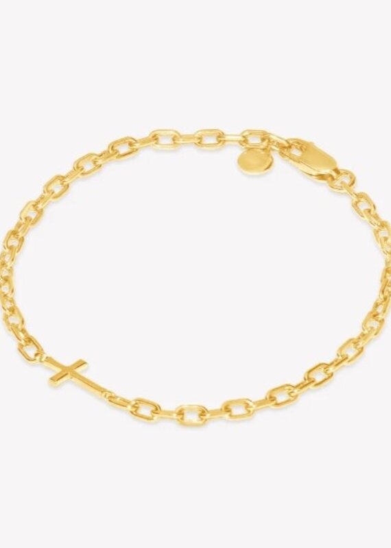 J.HOFFMAN'S Mini Chain Breaker Cross Bracelet