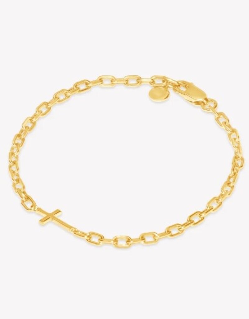 J.HOFFMAN'S Mini Chain Breaker Cross Bracelet