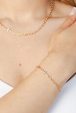 J.HOFFMAN'S Mini Chain Breaker Cross Bracelet