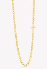 J.HOFFMAN'S Mini Chain Breaker Cross Necklace