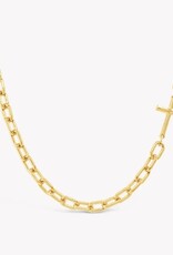J.HOFFMAN'S Mini Chain Breaker Cross Necklace