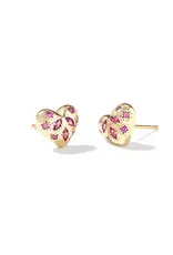 KENDRA SCOTT Holland Heart Stud Earrings