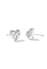 KENDRA SCOTT Holland Heart Stud Earrings