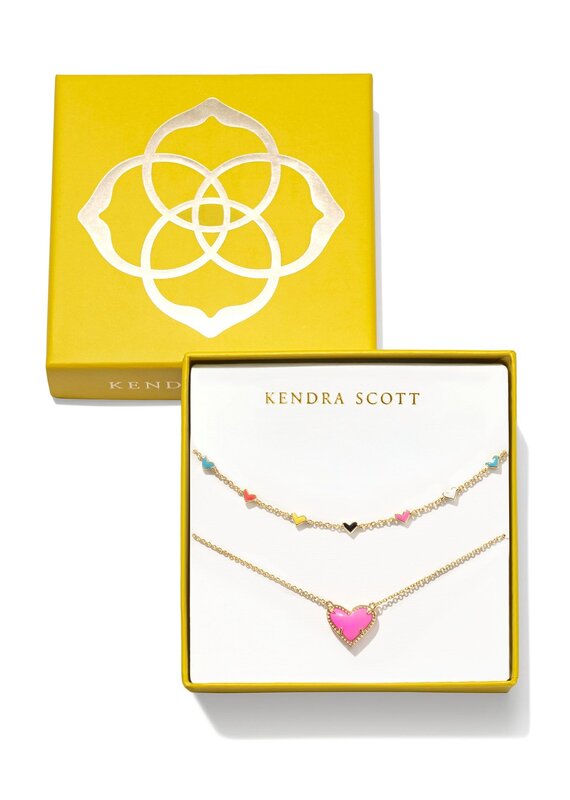 KENDRA SCOTT Ari Haven Heart Neck Gift Set - $130 Value