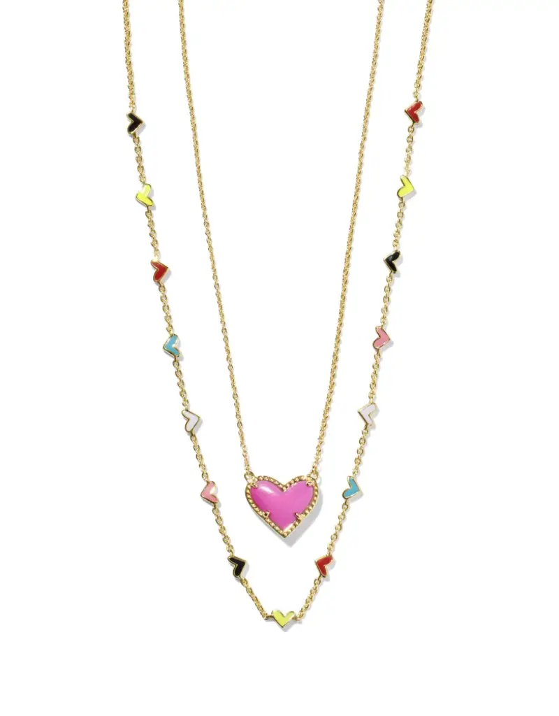 KENDRA SCOTT Ari Haven Heart Neck Gift Set - $130 Value
