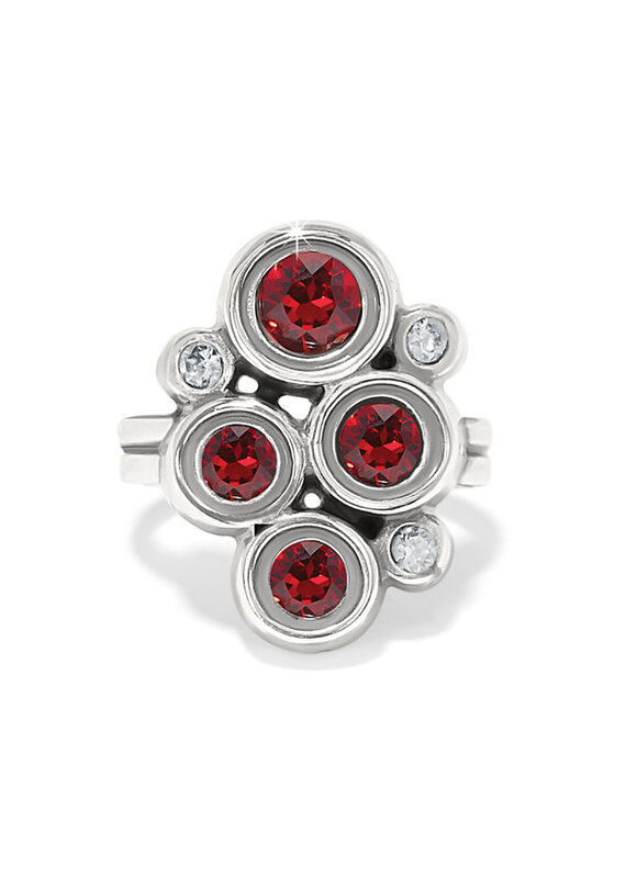 Constella Cluster Ring in Red