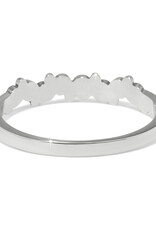 Constella Cluster Hinged Bangle in Crystal