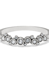 Constella Cluster Hinged Bangle in Crystal