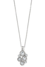 Constella Cluster Necklace in Crystal