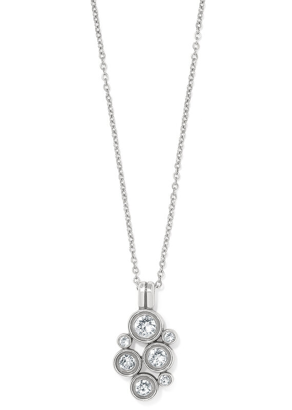 Constella Cluster Necklace in Crystal