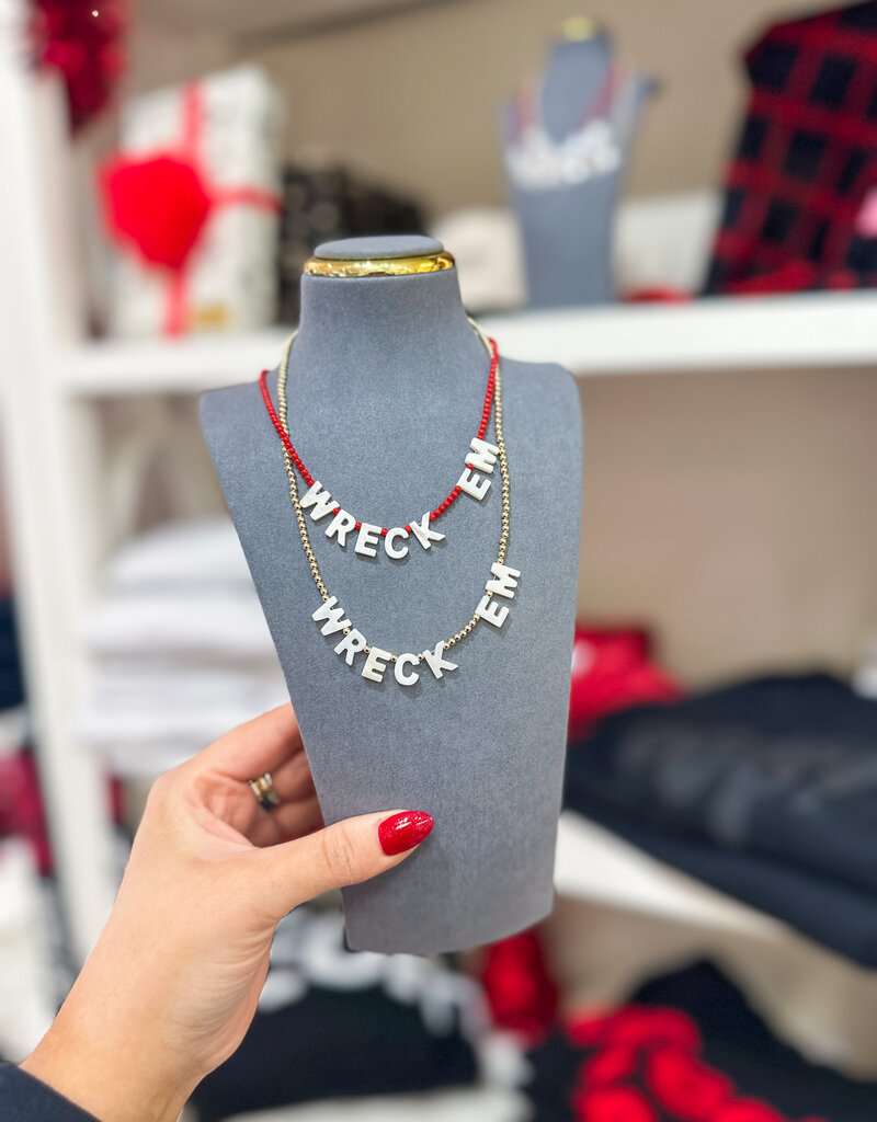 J.HOFFMAN'S Spirit Necklace Gold Bead - Wreck 'Em