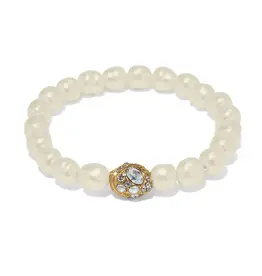 Trust  Your Journey Pearl Stretch Bracelet