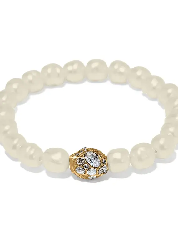 Trust  Your Journey Pearl Stretch Bracelet