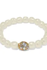 Trust  Your Journey Pearl Stretch  Bracelet