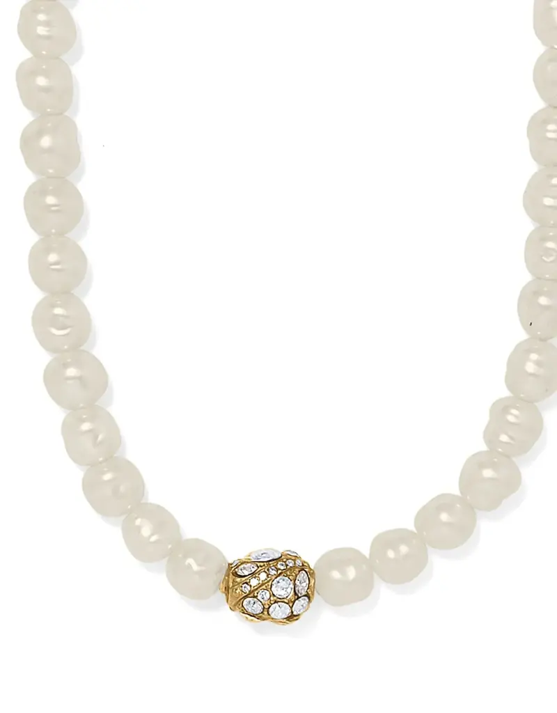 Trust Your Journey Pearl Necklace
