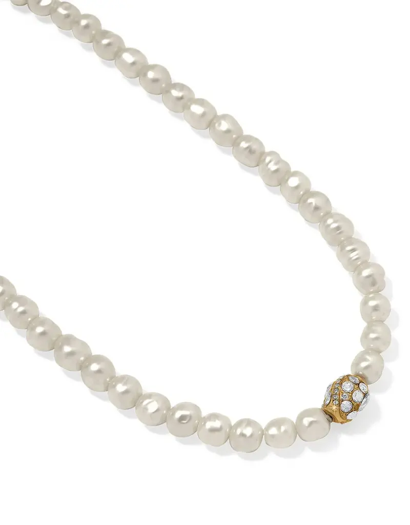 Trust Your Journey Pearl Necklace