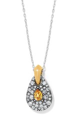 Mystery Of Love Two Tone Necklace in Topaz