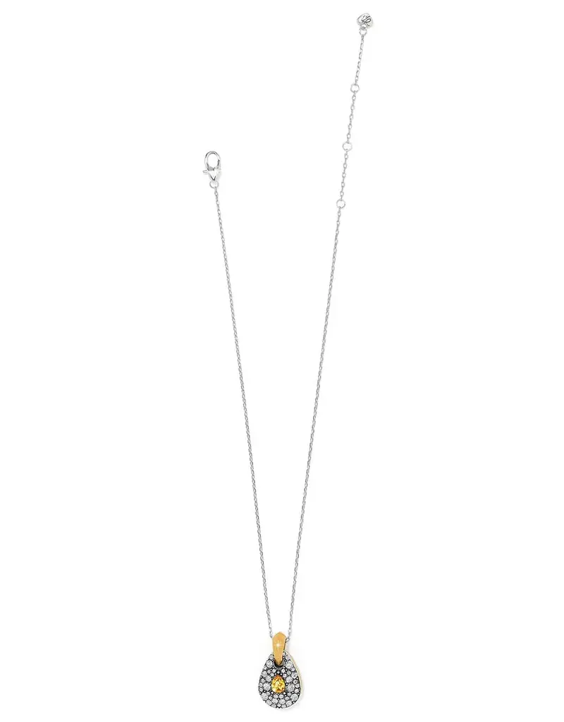 Mystery Of Love Two Tone Necklace in Topaz