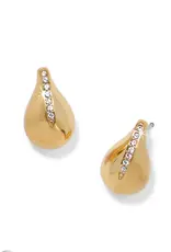 Nile Petite Post Earring in Gold