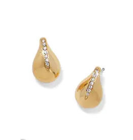 Nile Petite Post Earring in Gold