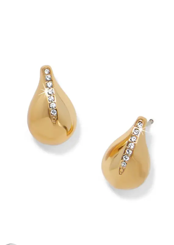 Nile Petite Post Earring in Gold