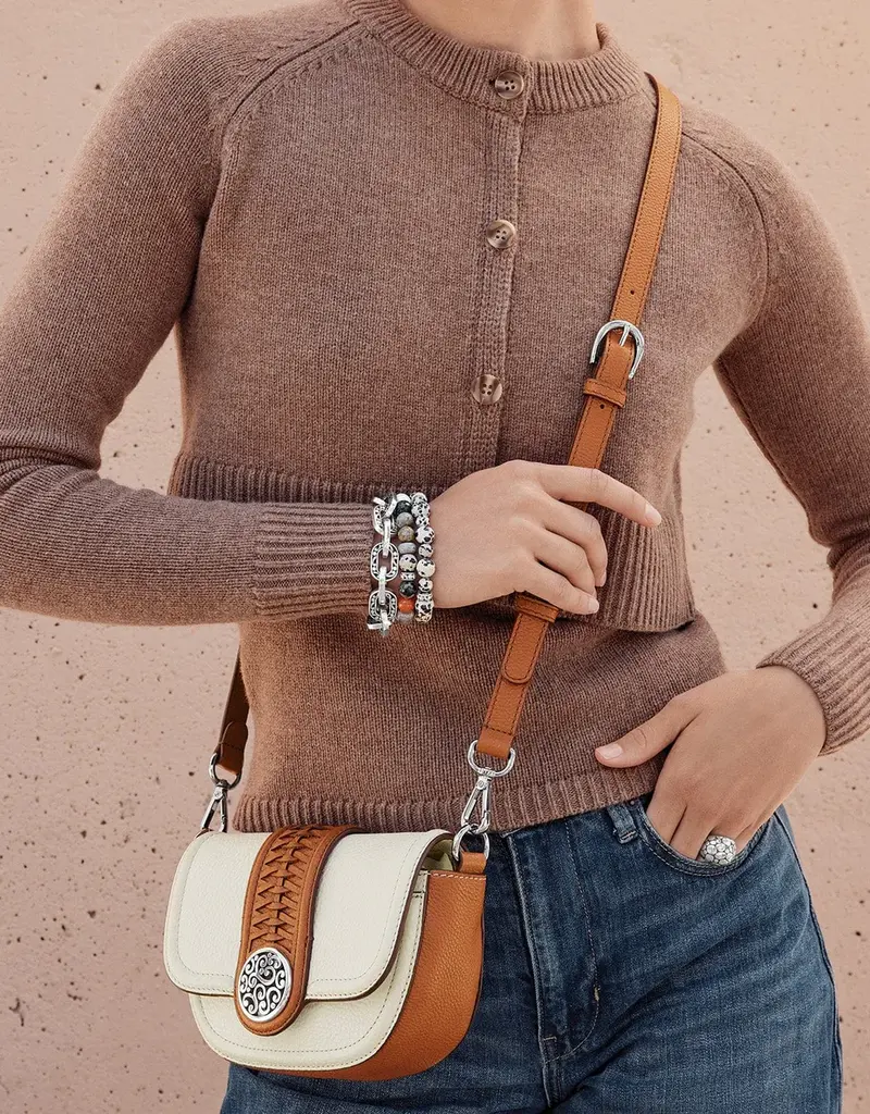 Emmie Flap Bag in White