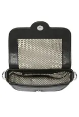 Emmie Flap Bag in Black